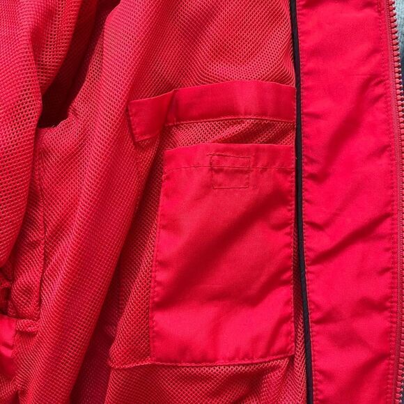 Larry Levine Aqua Tex Red Rain Jacket | Size M - Picture 6 of 10